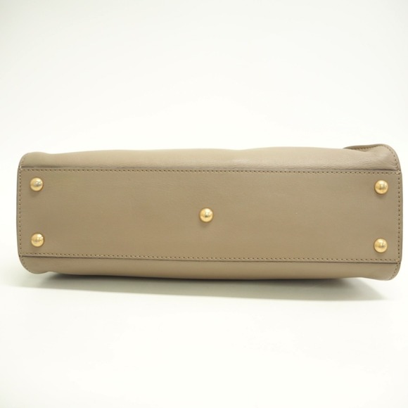 FENDI Peekaboo Regular 2WAY Handbag Beige Ladies - Picture 5 of 16